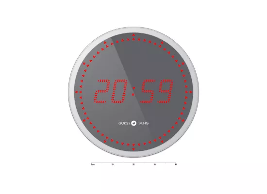 LEDI 12.60 outdoor digital clock
