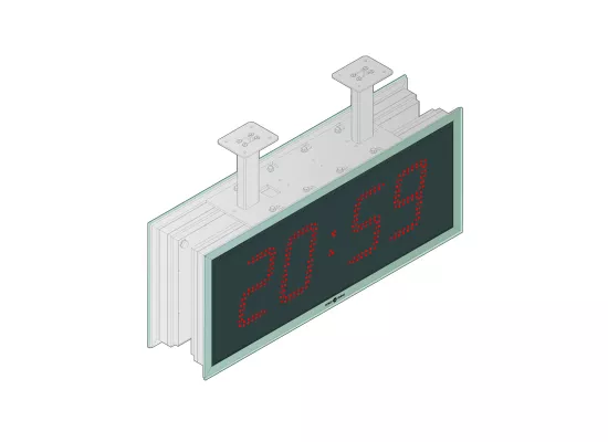 LEDI REVERSO 15 outdoor digital clock