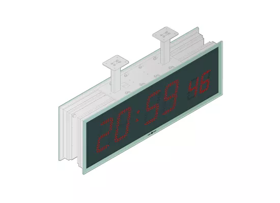 LEDI REVERSO 15.S outdoor digital clock