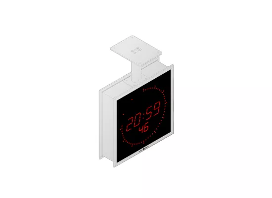 LEDI REVERSO 7.60.S indoor digital clock