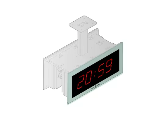 LEDI REVERSO 7 outdoor digital clock