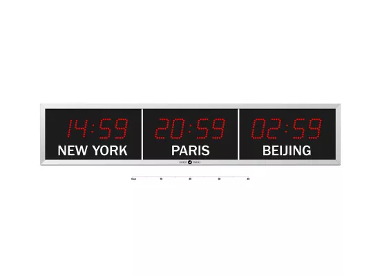 LEDI WORLD 7 multizone digital clock