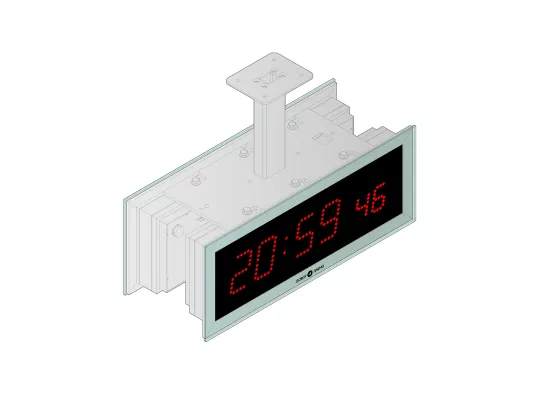 LEDI REVERSO 7.S outdoor digital clock
