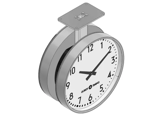 HANDI 300 double-sided analogue clock