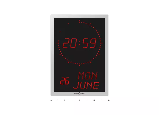 LEDICA ALPHA 7.60.M calendar digital clock