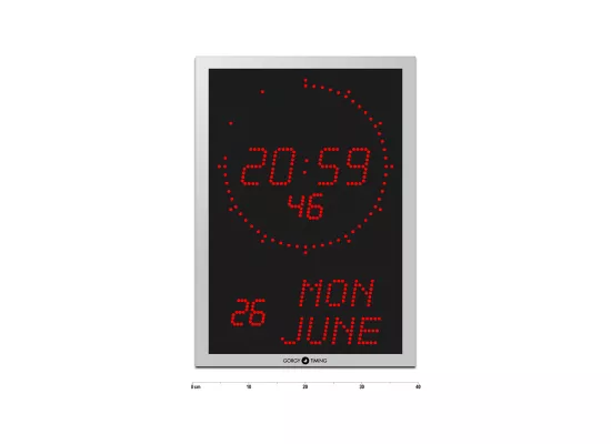 LEDICA ALPHA 7.60.M.S calendar digital clock
