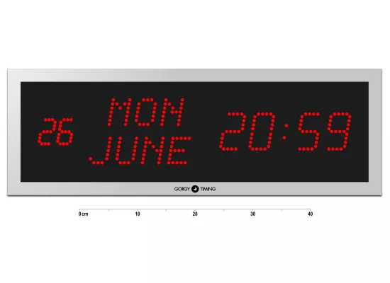 LEDICA ALPHA 7.M calendar digital clock