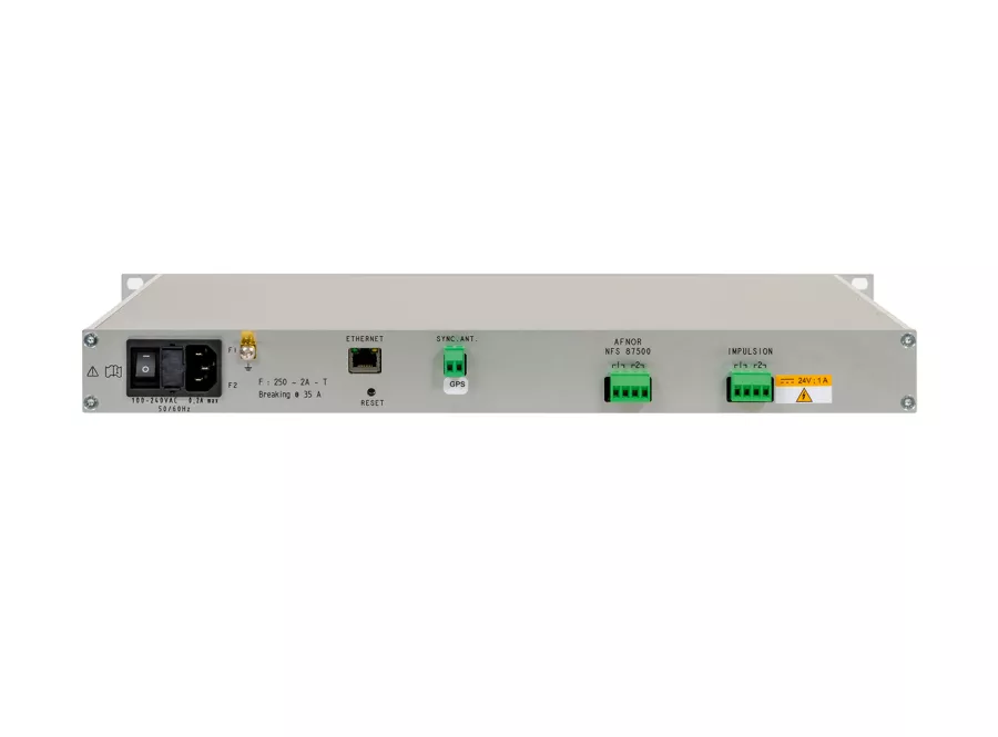 LEDI NETWORK TDS time server back