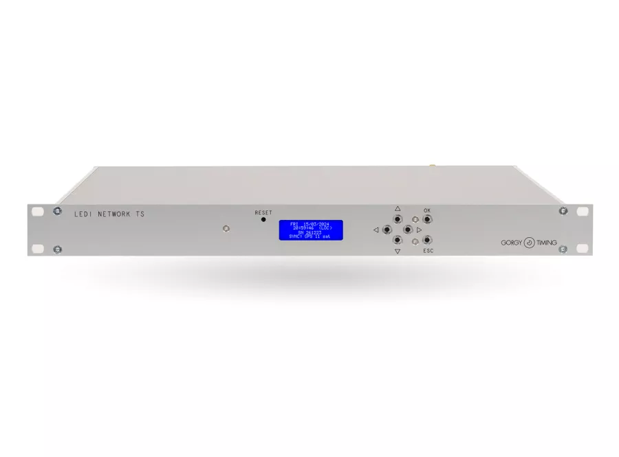 LEDI NETWORK TS time server front panel