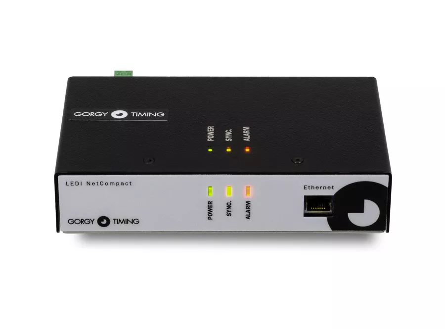 LEDI NETWORK COMPACT time server front panel