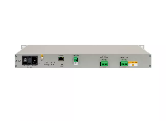 LEDI NETWORK TDS time server back