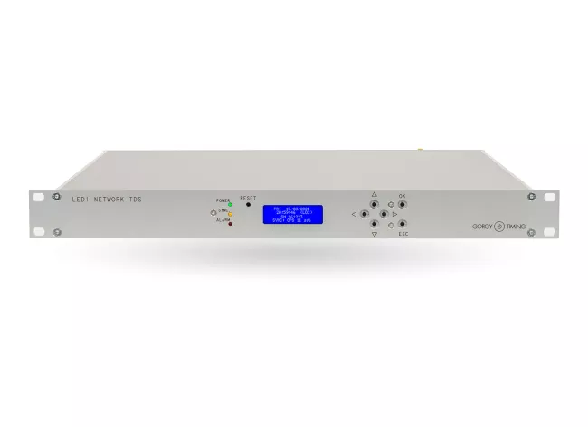 LEDI NETWORK TDS time server front panel
