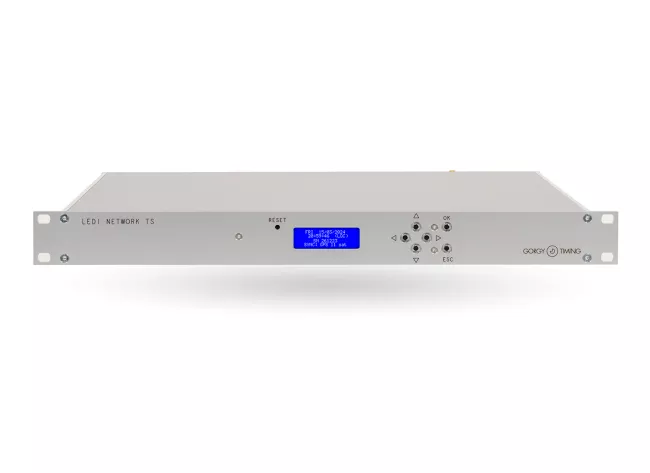LEDI NETWORK TS time server front panel