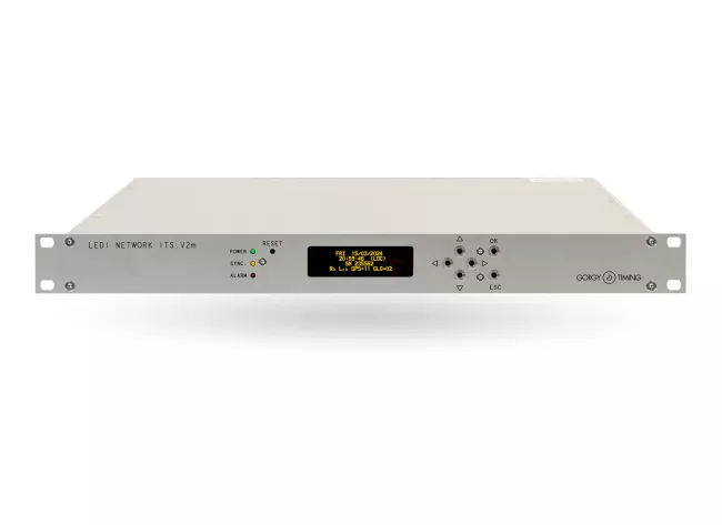 Serveur de temps LEDI NETWORK ITS V2M 1U face avant