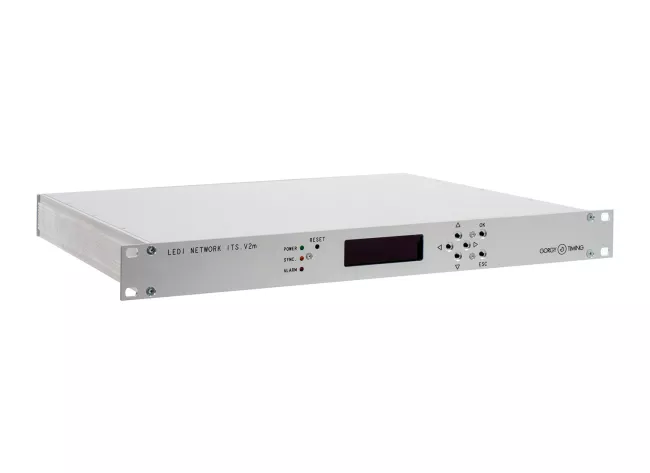 Serveur de temps LEDI NETWORK ITS V2M 1U perspective