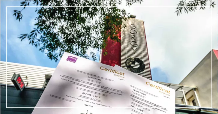 Renewal of the ISO 9001 and ISO 14001 certification