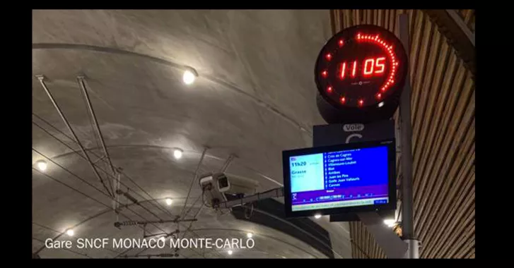 Renovierung des SNCF-Bahnhofs Monaco