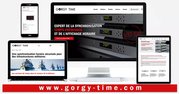 Lancement du nouveau site Gorgy Time