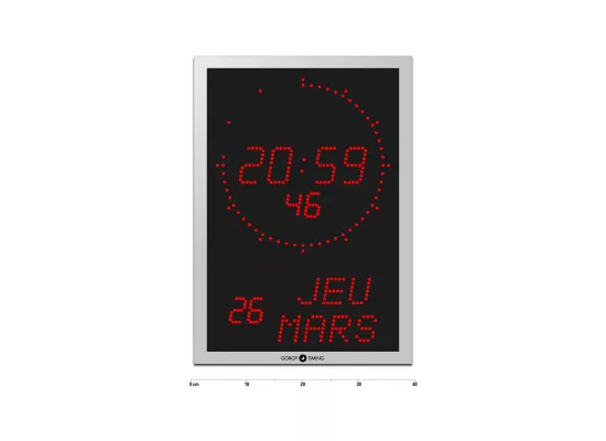 Digitale Uhr Kalender LEDICA ALPHA 7.60.M.S